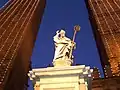 Statue of St Petronius in Piazza di Porta Ravegnana