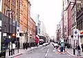 Bolsover Street looking south from GPS Tube Station