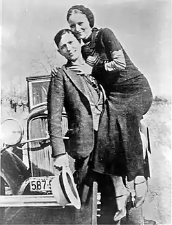 Clyde Barrow and Bonnie Parker