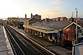 The station booking office, viewed from the footbridge.