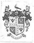 Arms of the Grindlay family of Warwickshire (19th century).