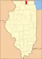 Boone County at the time of its creation in 1837