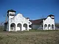 Abandoned schoolhouse in Booth