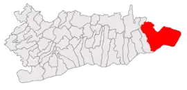 Location in Călărași County