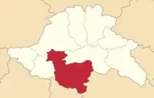 Location in the Tiflis Governorate