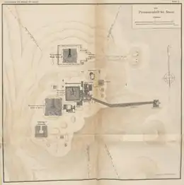 Map of the Abusir necropolis