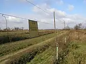 Barbed wire at guarded border between Slovakia and Ukraine in Veľké Slemence