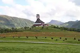 Seen from Lofotr Vikingmuseum