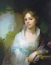 Vladimir Borovikovsky, Portrait of Maria Lopukhina (1797)