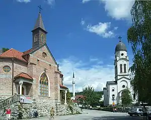 Three religions at one place, the proof of great coexistence.