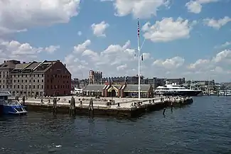 Modern view of Boston's Long Wharf (2006)