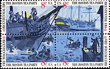 1973 Boston Tea Party issue