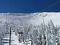 Looking up from the bottom of the Cliff Chair