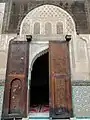 Doorways to one of the lateral study rooms