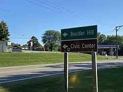 Sign along Illinois Route 25