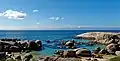 Boulders at the beach