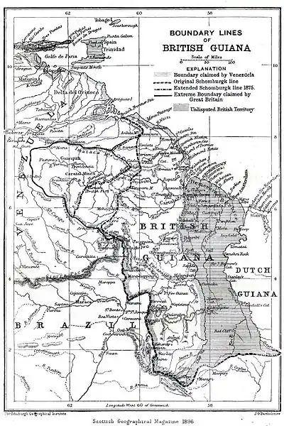 Image 12Map of British Guiana. (from History of Guyana)