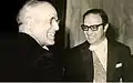 Essebsi with president Bourguiba