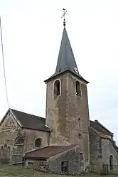 The church in Bourguignon-lès-Morey