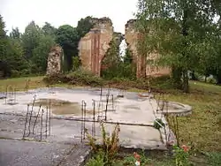 Ruins of the Orthodox church of Christ's Resurrection in Bović