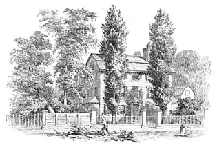 House built by Thomas Bulfinch II, after 1722. His grandson Charles Bulfinch was born here