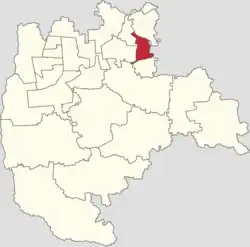 Location of Boxing Subdistrict in Daxing District