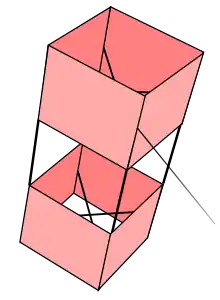 Box kite (square section, two stacked cells)