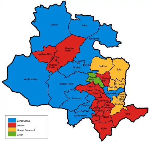 2003 results map