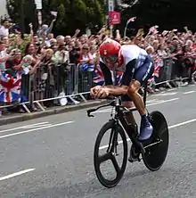 Racing cyclist.