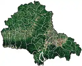 Location of Bran within Brașov County