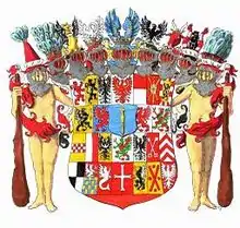 Arms of the Prince-Elector of Brandenburg in 1686