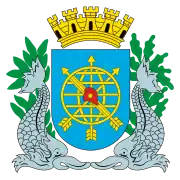 Coat of arms of Rio de Janeiro, with the Phrygian cap attached to an armillary sphere