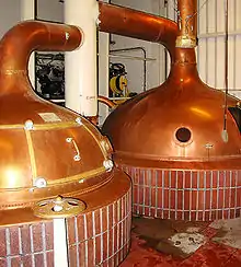 Image 22Brew kettles at Brasserie La Choulette in France (from Brewing)