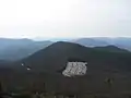 Brasstown Bald Parking as seen from Summit