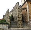 Bratislava town walls. Cross section showing a ‘Mantelmauer’ in front of an earlier wall.