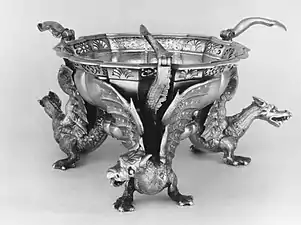 Brazier by silversmith Charles Friedrich Kander (1735), Metropolitan Museum