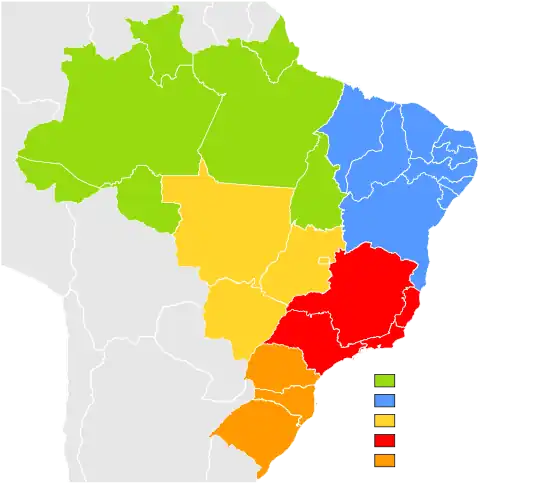 Map of Brazil