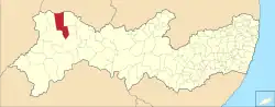 Location in Pernambuco