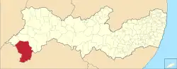 Location in Pernambuco