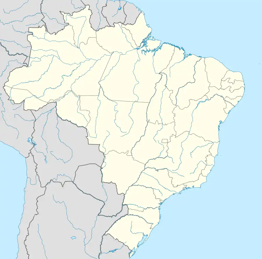 Lagoa do Carro in Brazil Map