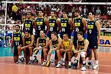 Image 127Brazil men's national volleyball team, 2012. (from Sport in Brazil)