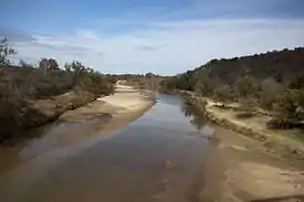 The Brazos in north Central Texas