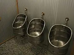 Brewery urinals in Christchurch, New Zealand