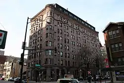 Southern facade of pink Jasper granite