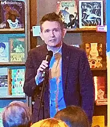 Francis speaking at Glad Day Bookshop in Toronto in 2019