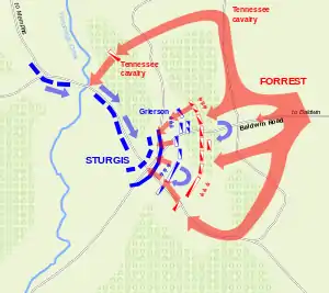 Image 17Battle of Brice's Crossroads (from History of Mississippi)