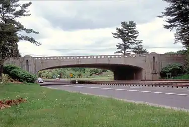 Image 4Some bridges on the Merritt Parkway were constructed by workers paid by the US Works Progress Administration (from History of Connecticut)