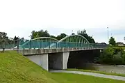 Bridge over Kamniška Bistrica in Kamnik, Slovenia (2010)