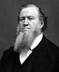 Image 17Brigham Young led the first Mormon pioneers to the Great Salt Lake. (from Utah)