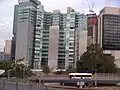 The Roma Street facade of the new Law Courts Complex